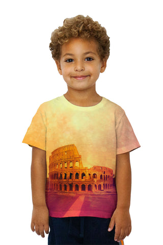 Kids Fashion Golden Colosseum Rome Italy