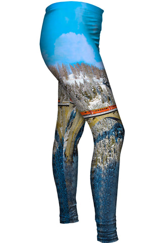 Red Train Swiss Alps