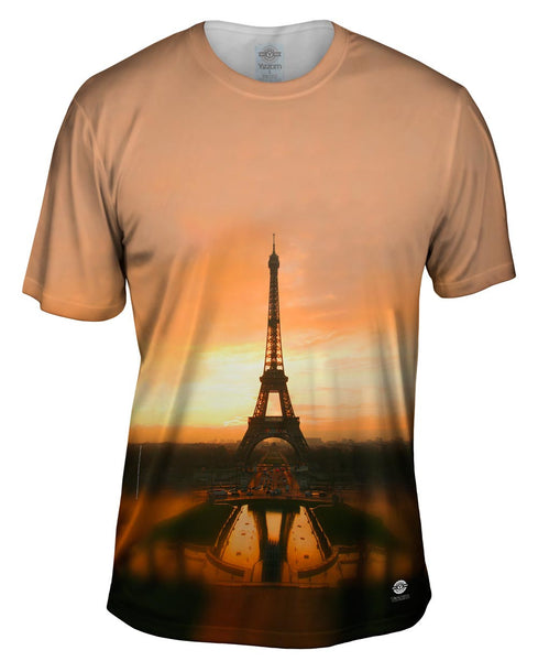 Eiffel Tower At Sunrise Mens T-Shirt