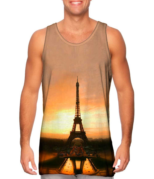 Eiffel Tower At Sunrise&nbsp;Mens Tank Top