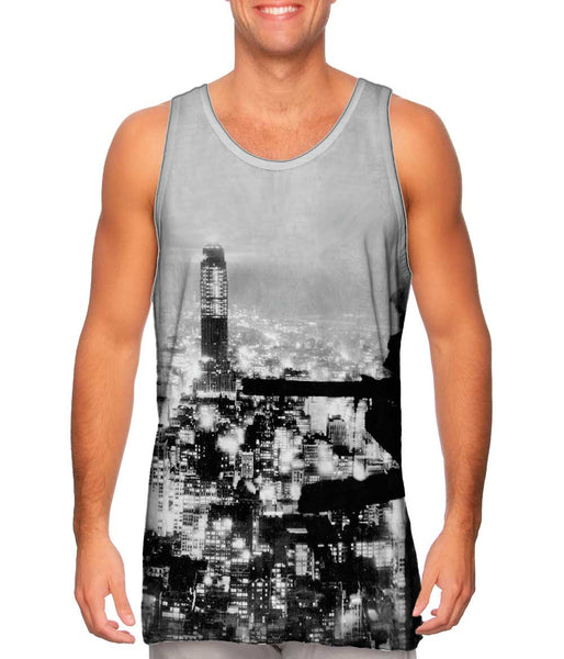 New York City At Night View&nbsp;Mens Tank Top