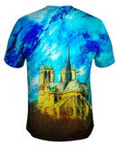 Impressionist Notre Dame Cathedral Spire