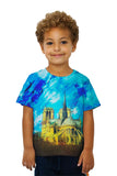 Kids Impressionist Notre Dame Cathedral Spire