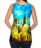 Impressionist Notre Dame Cathedral Spire