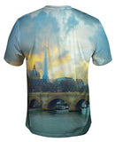 Paris France Eiffel Tower Cloud Frenzy