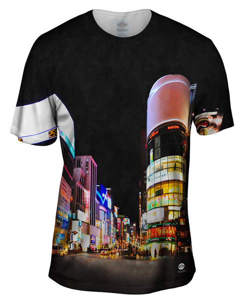 Big City Lights Tokyo Japan Mens T-Shirt