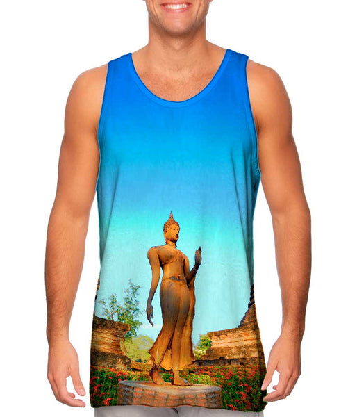 Sukhothai Walking Buddha&nbsp;Mens Tank Top
