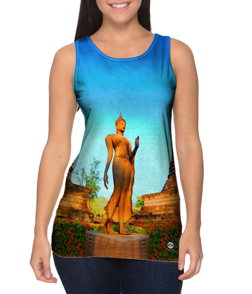 Sukhothai Walking Buddha&nbsp;Womens Tank Top