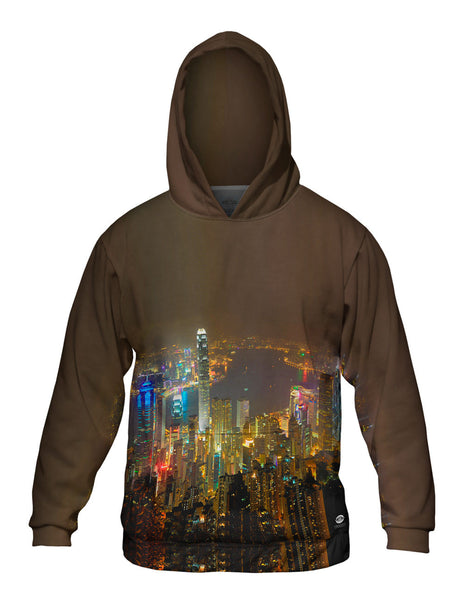 Hong Kong Soaring Towers&nbsp;Mens Hoodie Sweater