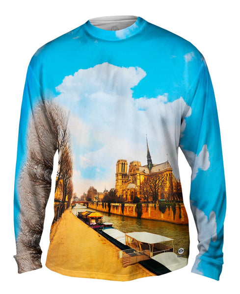Sleek Cathedral Notre Dame&nbsp;Mens Long Sleeve