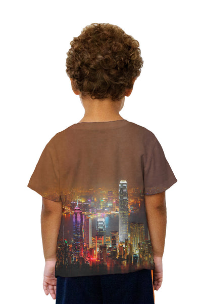 Kids Hong Kong Night Views Kids T-Shirt