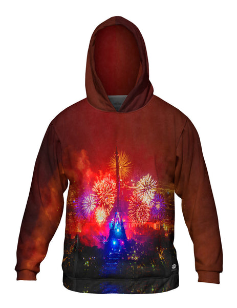 New Years Eiffel Tower Fireworks&nbsp;Mens Hoodie Sweater