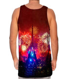 New Years Eiffel Tower Fireworks