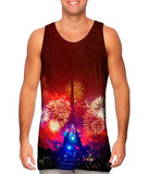 New Years Eiffel Tower Fireworks