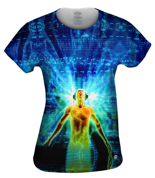 Edm Lost In Music Light Womens Top