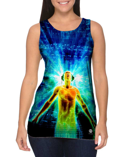 Edm Lost In Music Light Womens Tank Top