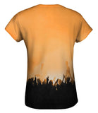 Edm Music Makes The Crowd Orange