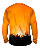 Edm Music Makes The Crowd Orange