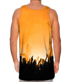 Edm Music Makes The Crowd Orange