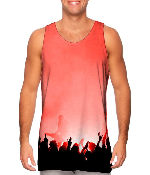 Edm Music Makes The Crowd Red&nbsp;Mens Tank Top