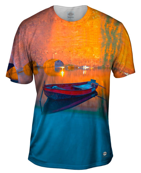 Strasbourg Boat Still Waters&nbsp;Mens T-Shirt