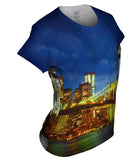 New York Skyline Navy Night