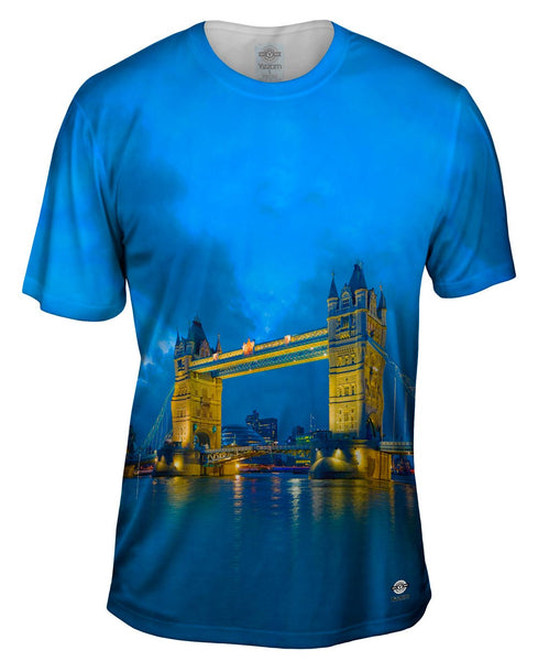Tower Bridge London Twilight Mens T-Shirt