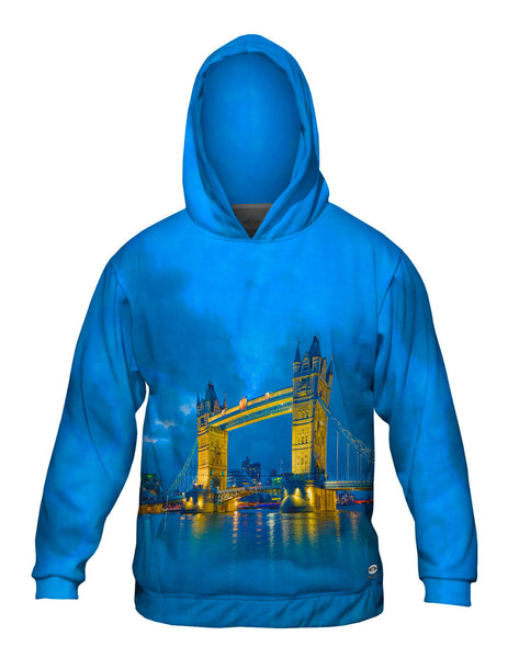 Tower Bridge London Twilight&nbsp;Mens Hoodie Sweater