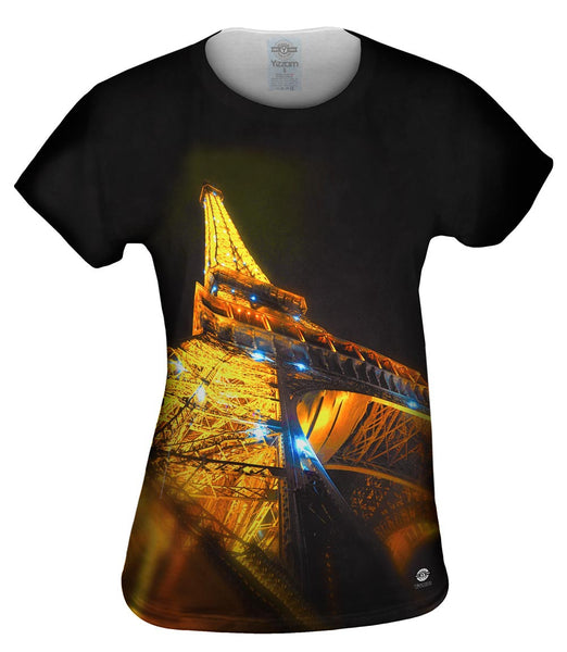 Be Still My Heart Eiffel Tower Womens Top