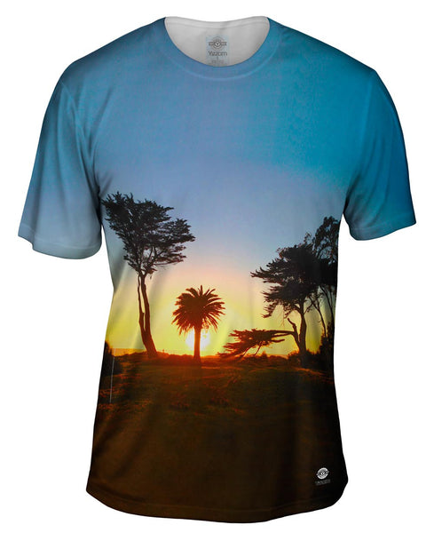Baywood Park Beach Sunset Mens T-Shirt