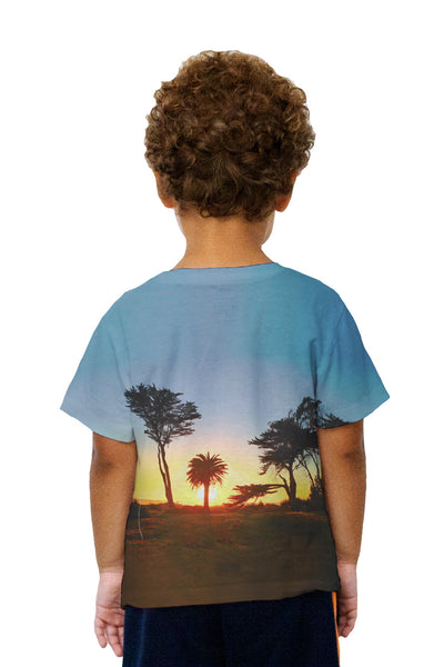 Kids Baywood Park Beach Sunset Kids T-Shirt