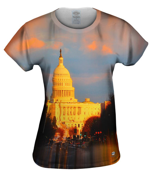 Us Capital Washington Dc Glow&nbsp;Womens Top