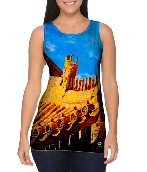 Japanese Shrine Ornate Roof&nbsp;Womens Tank Top