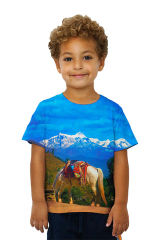 Kids Soaring Andes Mountains