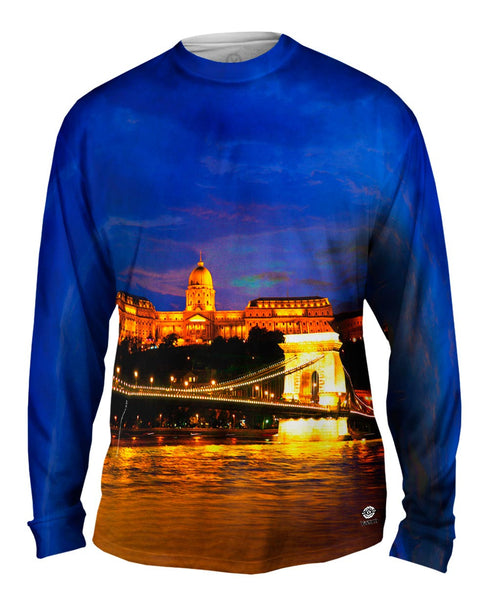 Budapest Castle Mens Long Sleeve