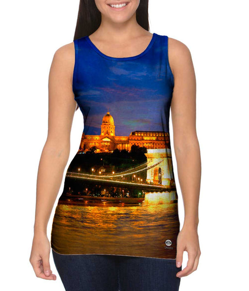 Budapest Castle Womens Tank Top