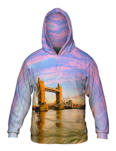 Tower Bridge With Big Ben Sunset Mens Hoodie Sweater