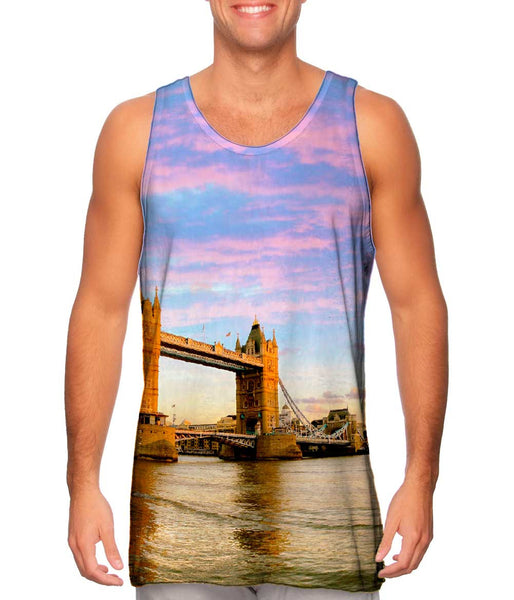 Tower Bridge With Big Ben Sunset&nbsp;Mens Tank Top