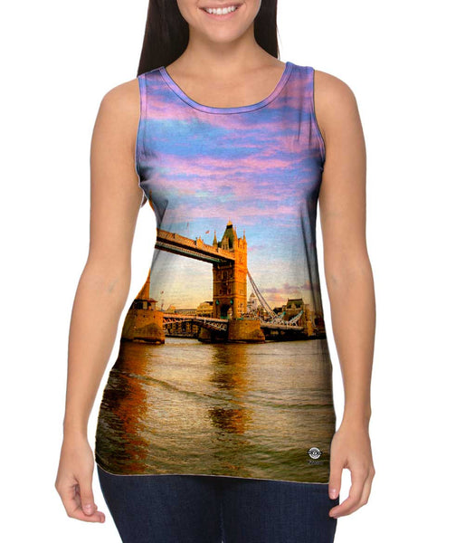 Tower Bridge With Big Ben Sunset&nbsp;Womens Tank Top