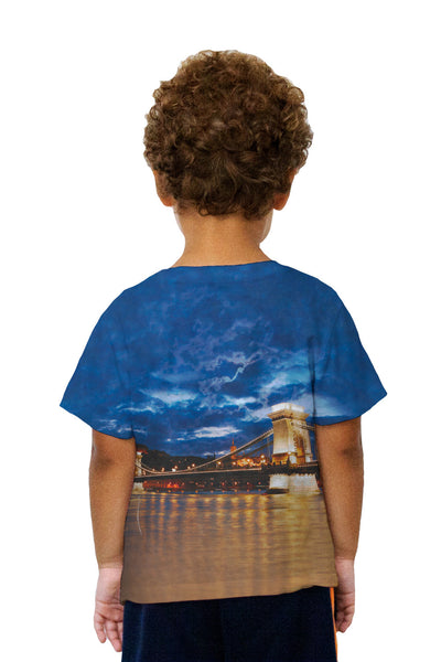 Kids Bridges Of Budapest Kids T-Shirt