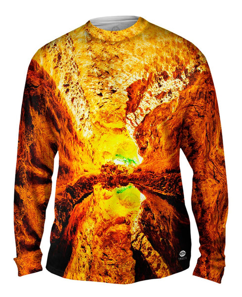 Spain Reflection In The Water&nbsp;Mens Long Sleeve