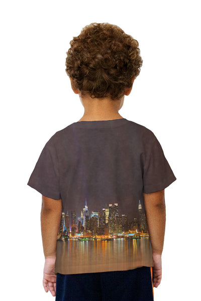 Kids Manhattan New York Midtown Skyline Kids T-Shirt