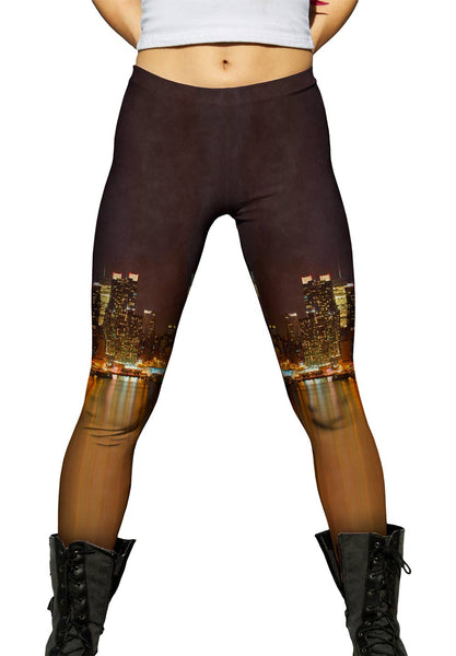 Manhattan New York Midtown Skyline Womens Leggings