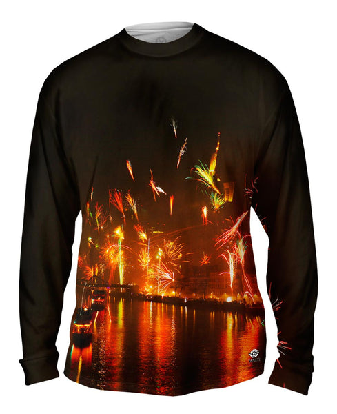 Frankfurt Fireworks Mens Long Sleeve