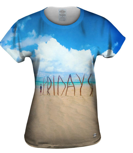 Happy Friday Beach Womens Top