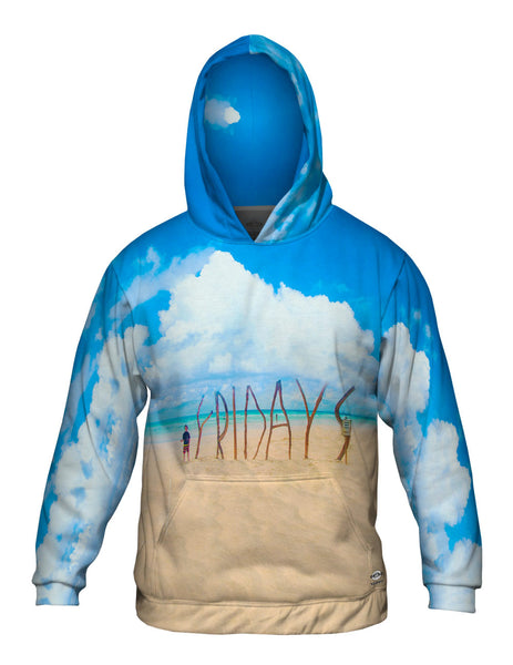 Happy Friday Beach Mens Hoodie Sweater