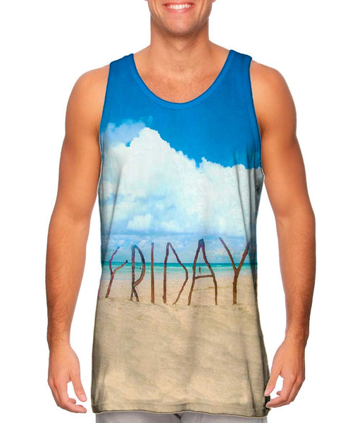 Happy Friday Beach&nbsp;Mens Tank Top