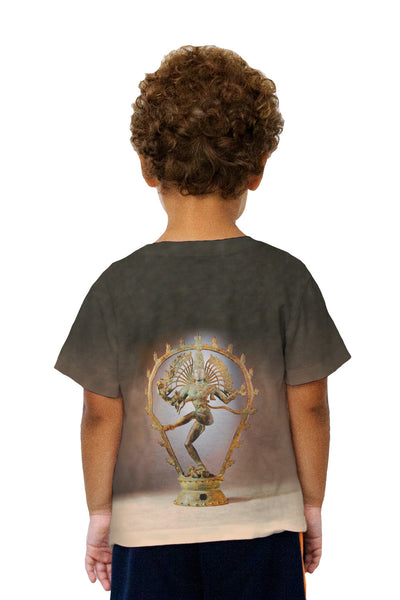 Kids Shiva As The Lord Of Dance Statue Kids T-Shirt
