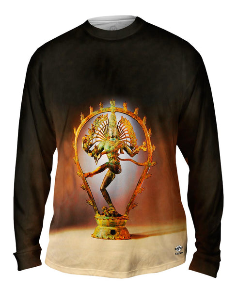 Shiva As The Lord Of Dance Statue Mens Long Sleeve