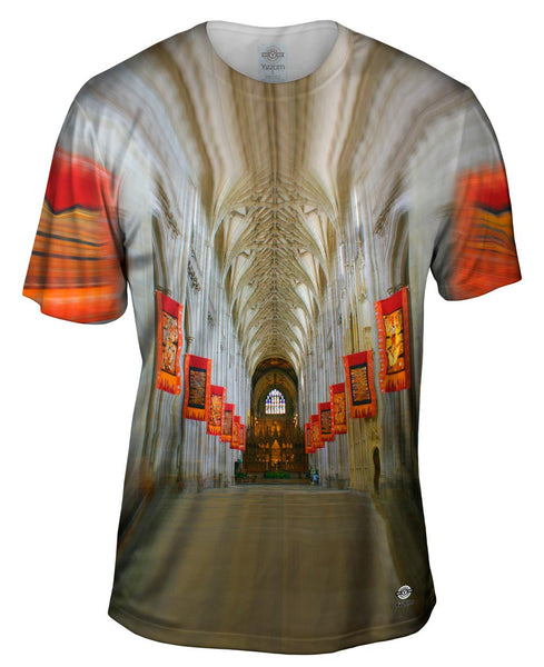 Winchester Cathedral Flags&nbsp;Mens T-Shirt
